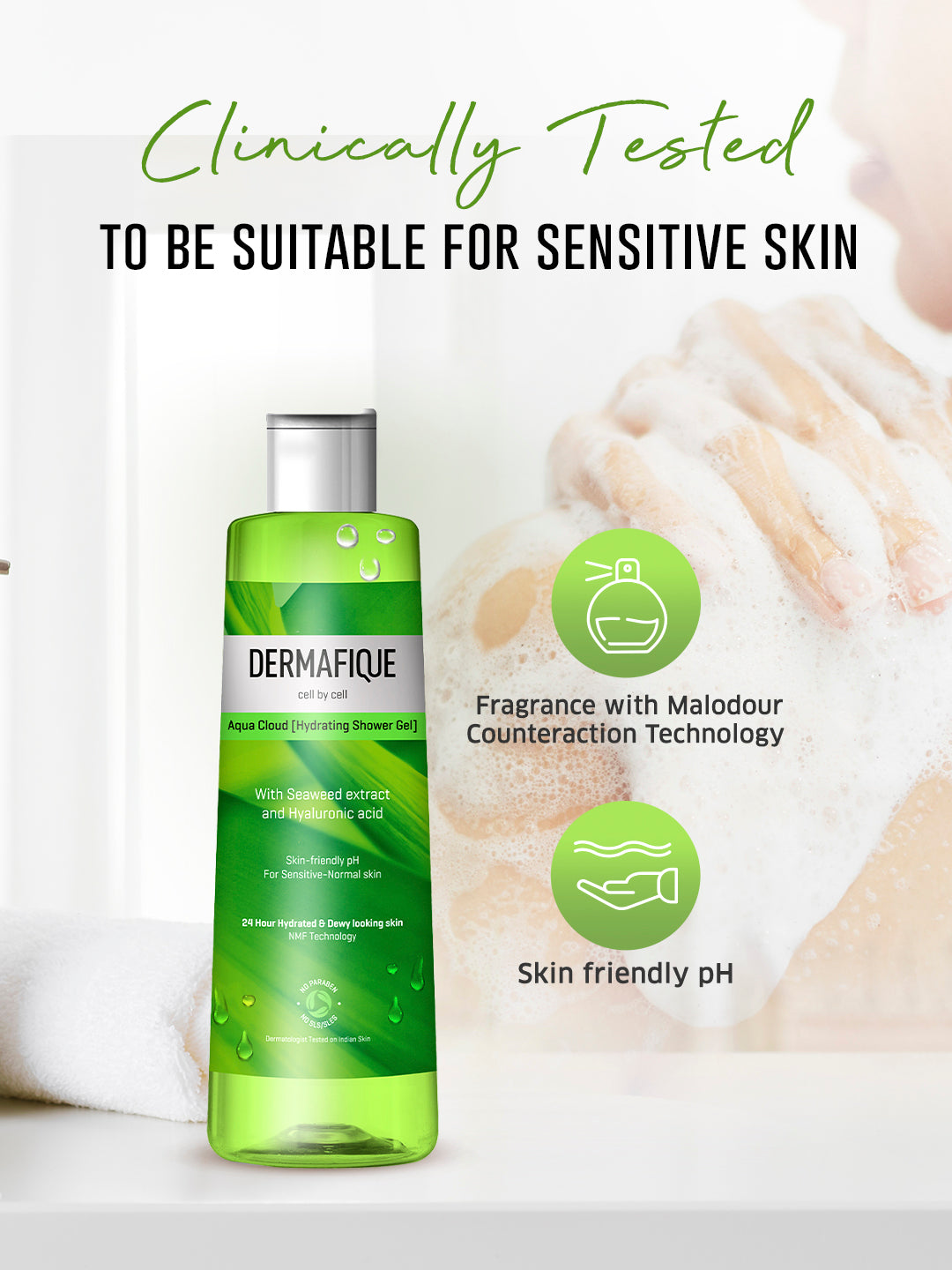 Aqua Cloud Hydrating Shower Gel 250 ml